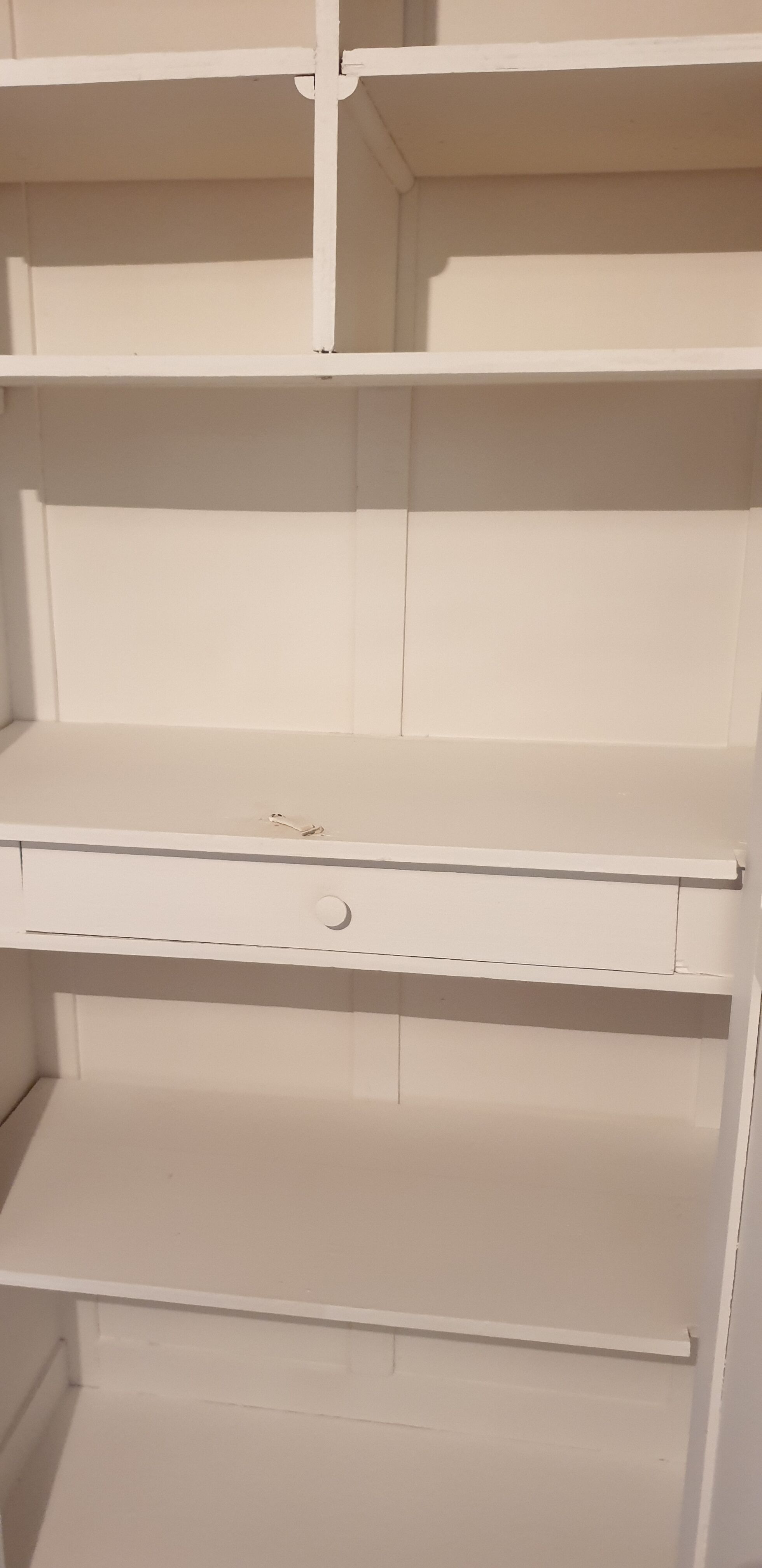 White parisian wardrobe in solid wood