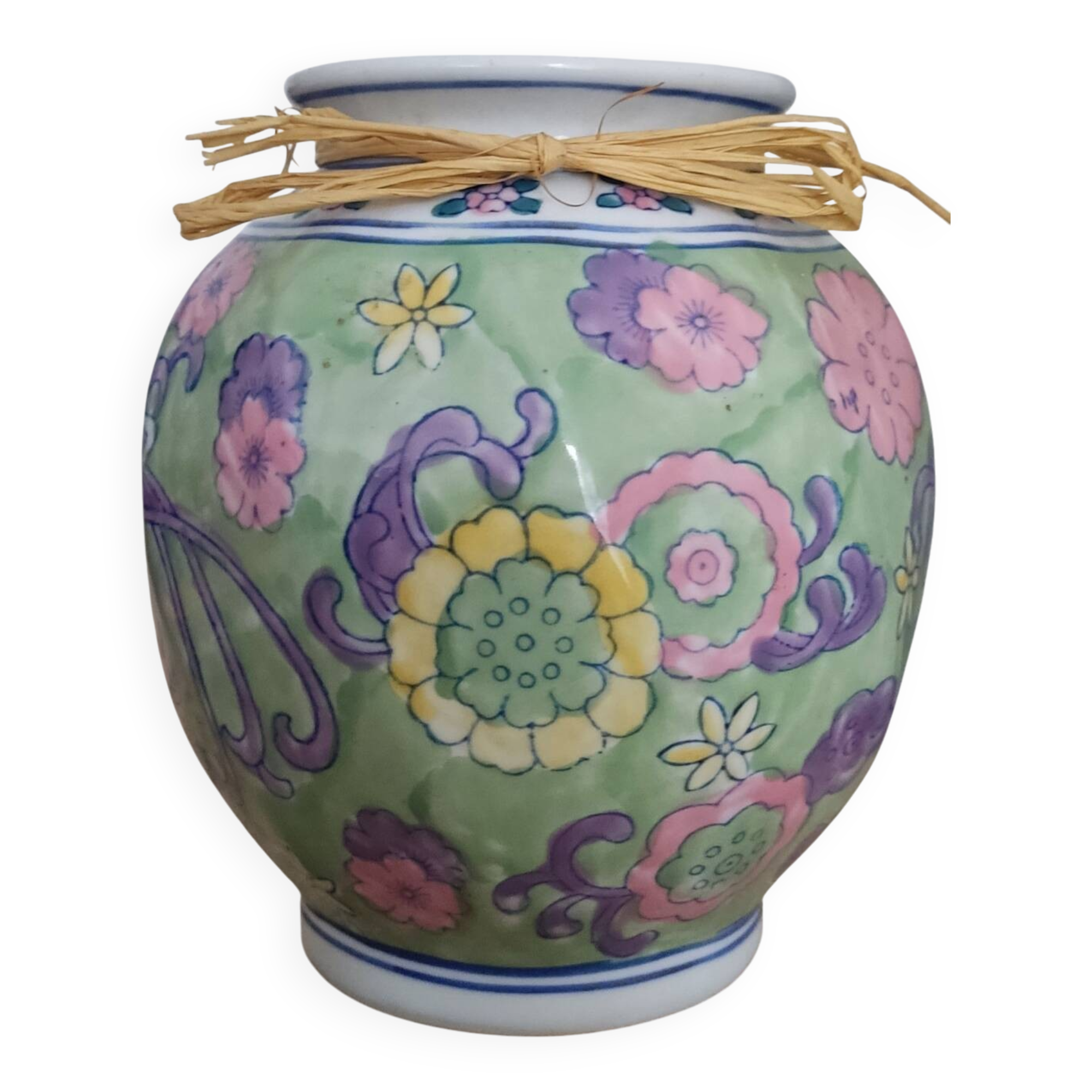 Floral ball vase