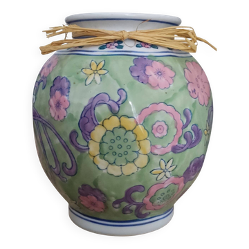 Vase boule fleural