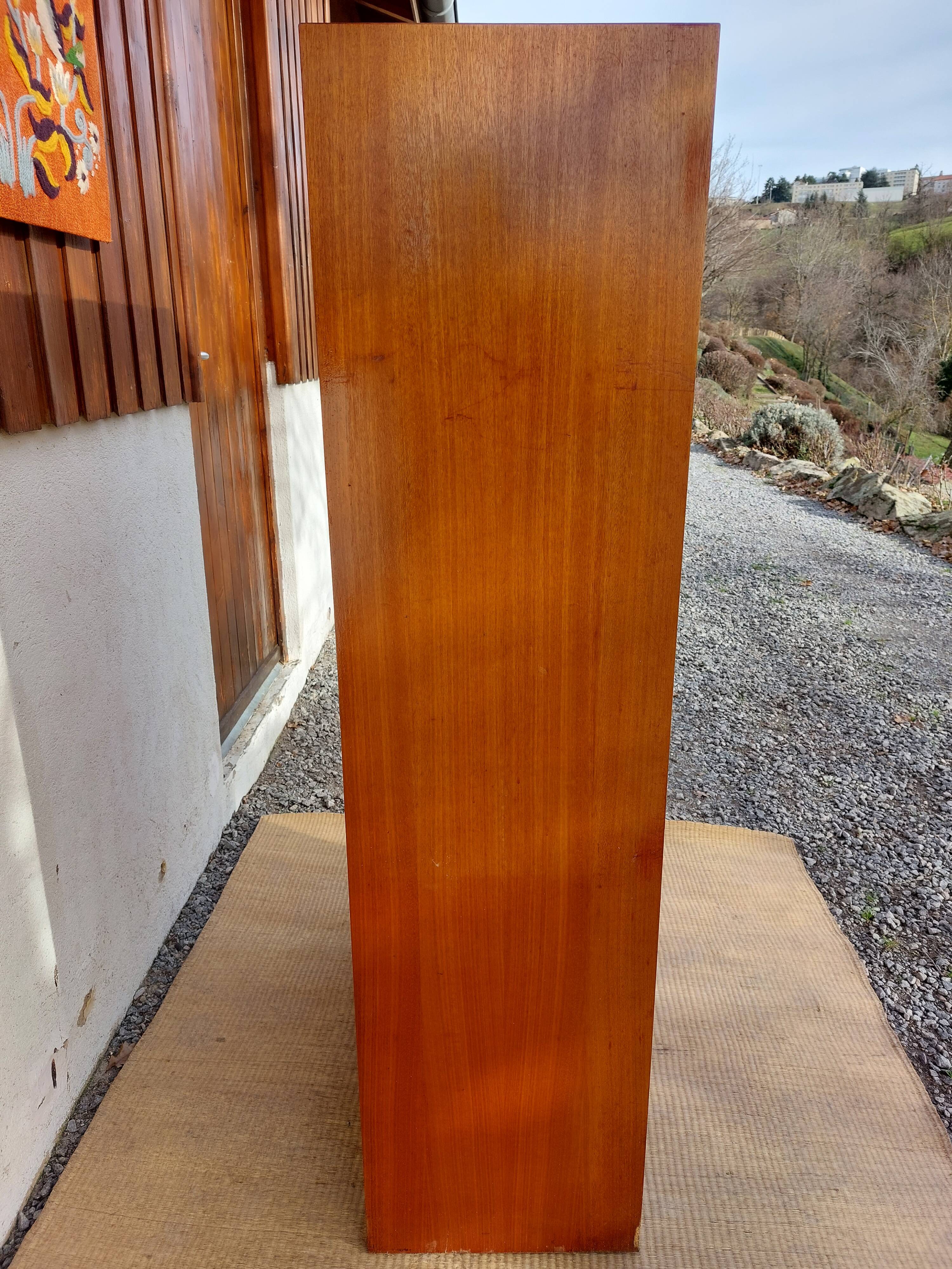 curtained filing cabinet