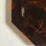 XL tray in lucite scale 1970 Pompidou era