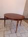Titre : Table ronde vintage en Palissandre de Rio – MSE Møbler (Danemark,)