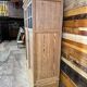 Antique wardrobe in solid pitch pine