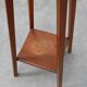 Art Deco tall oak wooden console or pedestal, France 1920s