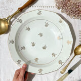 Mehun Limoges porcelain deep dish