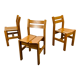 3 chaises maison Regain sélection Perriand pour les Arcs 1600