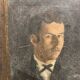 Old portrait of a man 50 x 41 XIX
