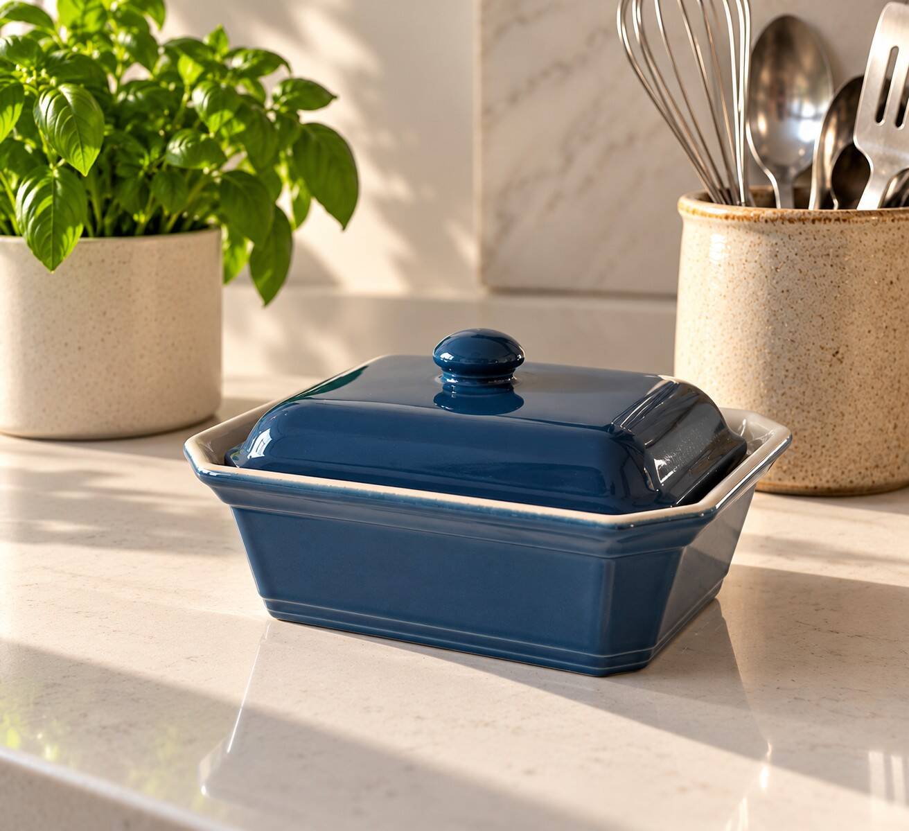 Emile Henry Blue Terrine model 58-60