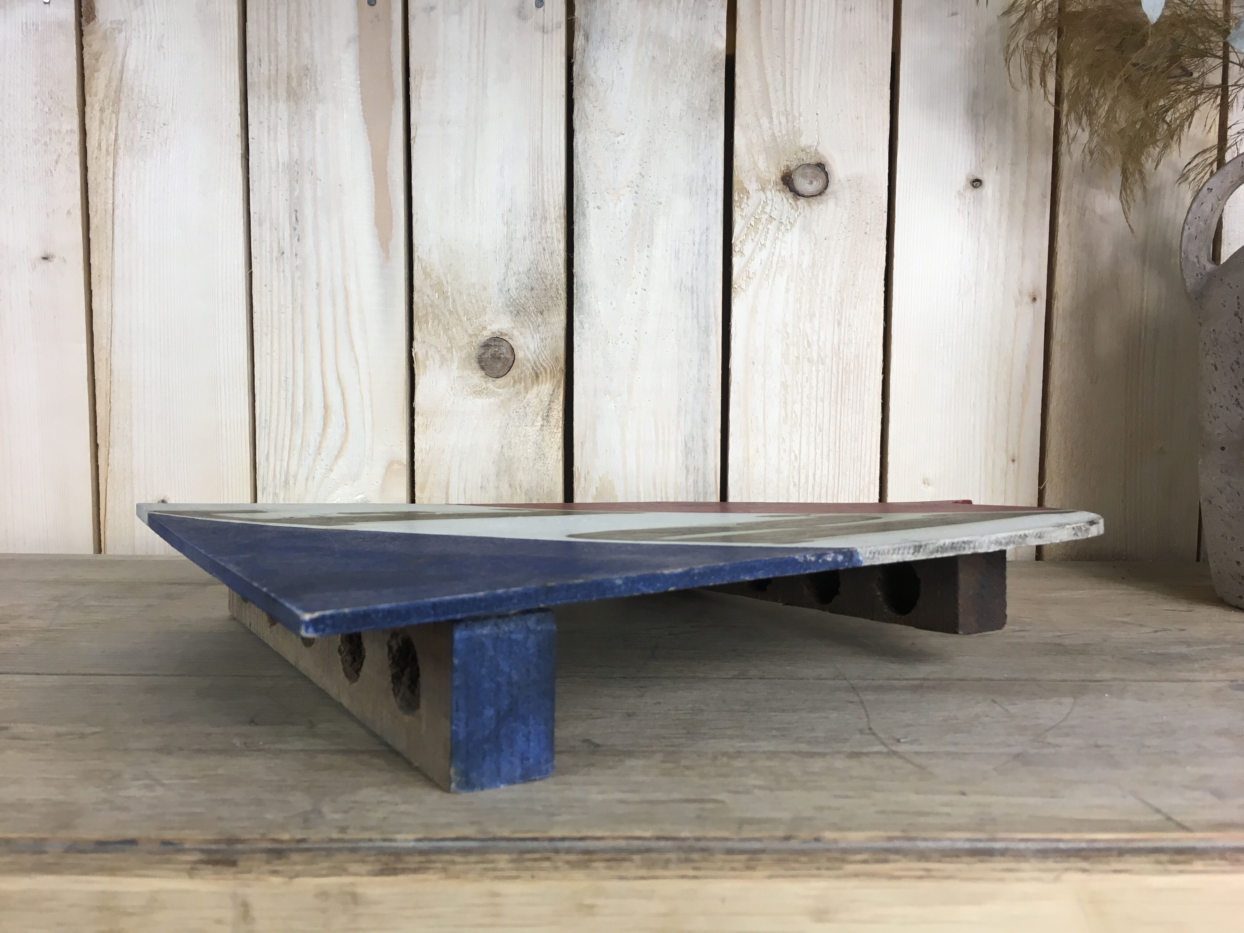 Old flag door French Republic