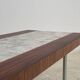 "SEM" coffee table in marble and rosewood 1970