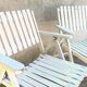 Pair of vintage wooden garden armchairs by r.gleizes
