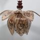 Vintage lampe suspendue lotus vintage élégante avec une lueur chaleureuse!