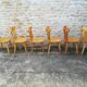 Lot de 12 chaises de bistrot