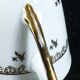 Coffee service in white and gold porcelain Limoges France