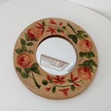 Vintage English style round mirror