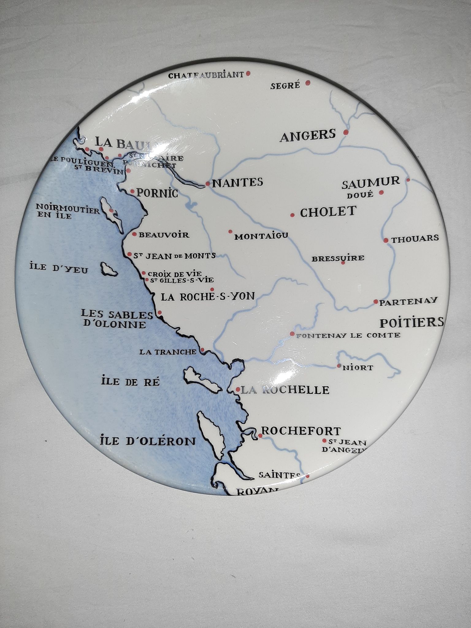 Plates Côtes de France Primavera Colette Gueden KG Lunéville