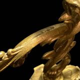 Pair of brass candlesticks