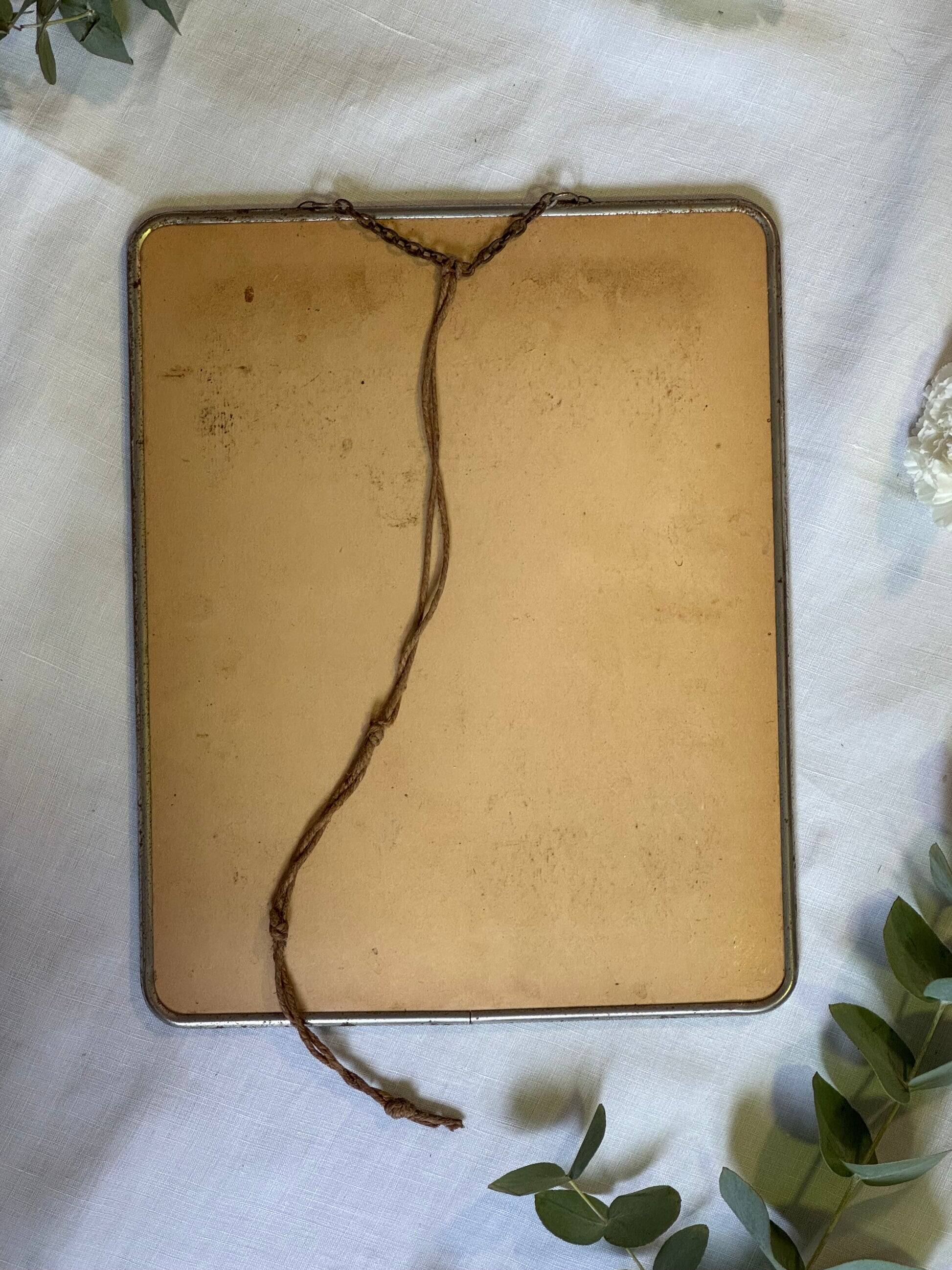 Vintage barber mirror