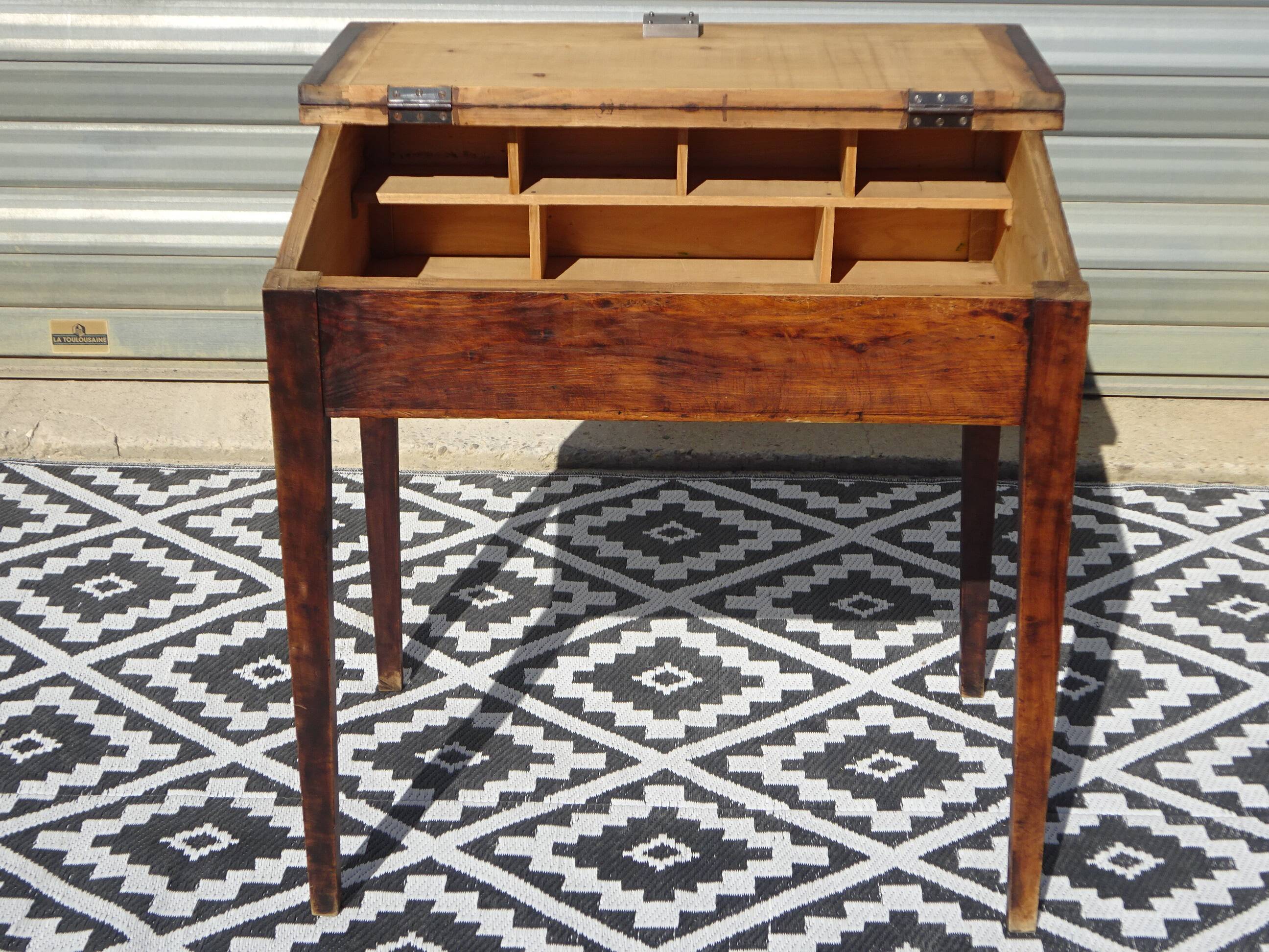 Small vintage desk with storage.