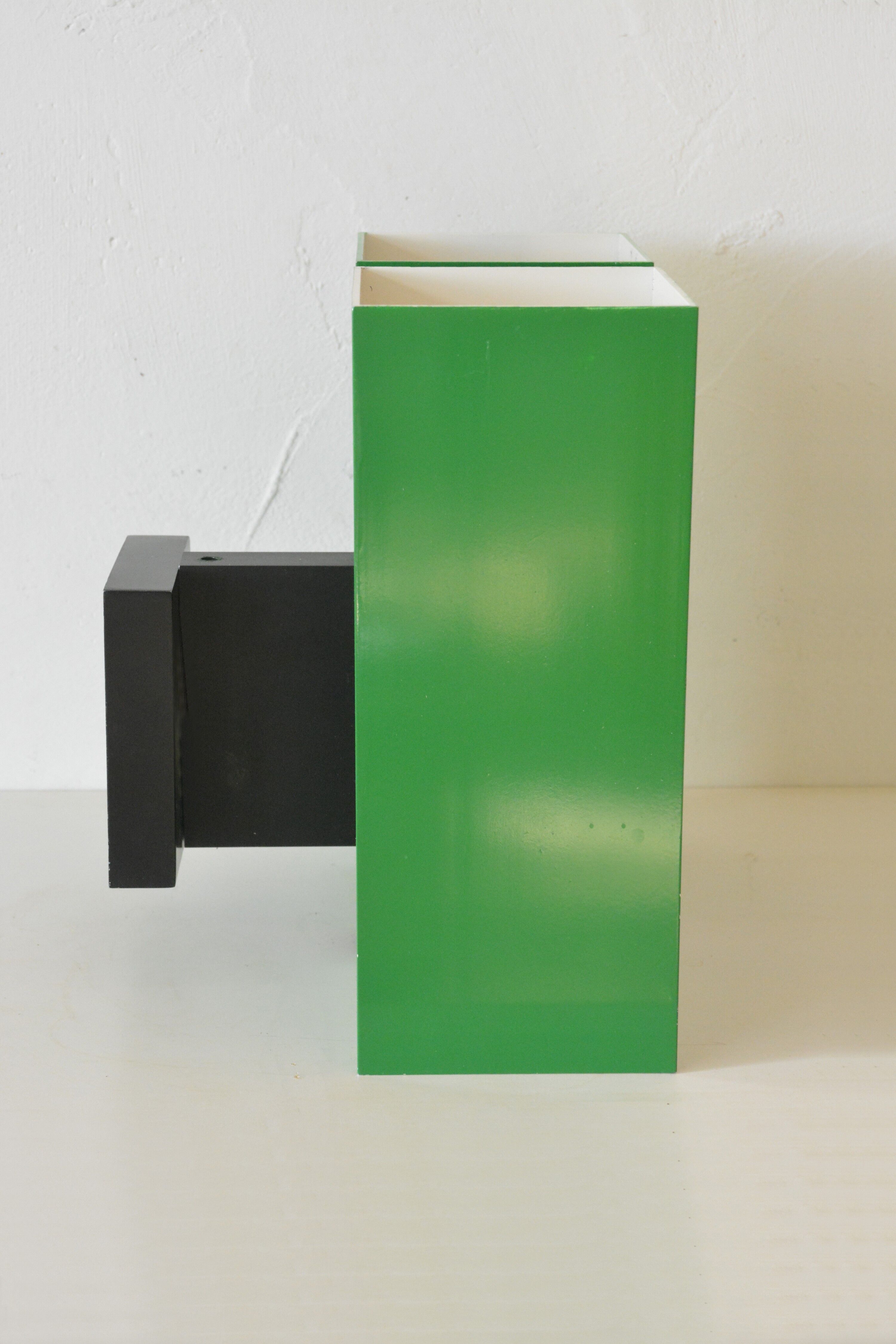 Pair of 60s minimalistic wall lights.