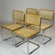 Set of 4 Marcel Breuer B32 model chairs
