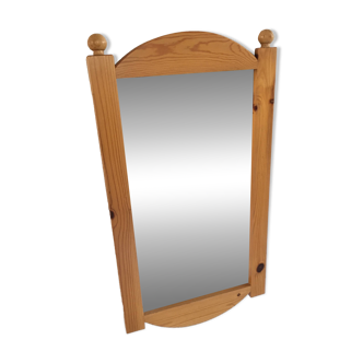Grand miroir années 70/80 bois massif