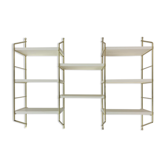 Danish metal wall unit, 1970’s