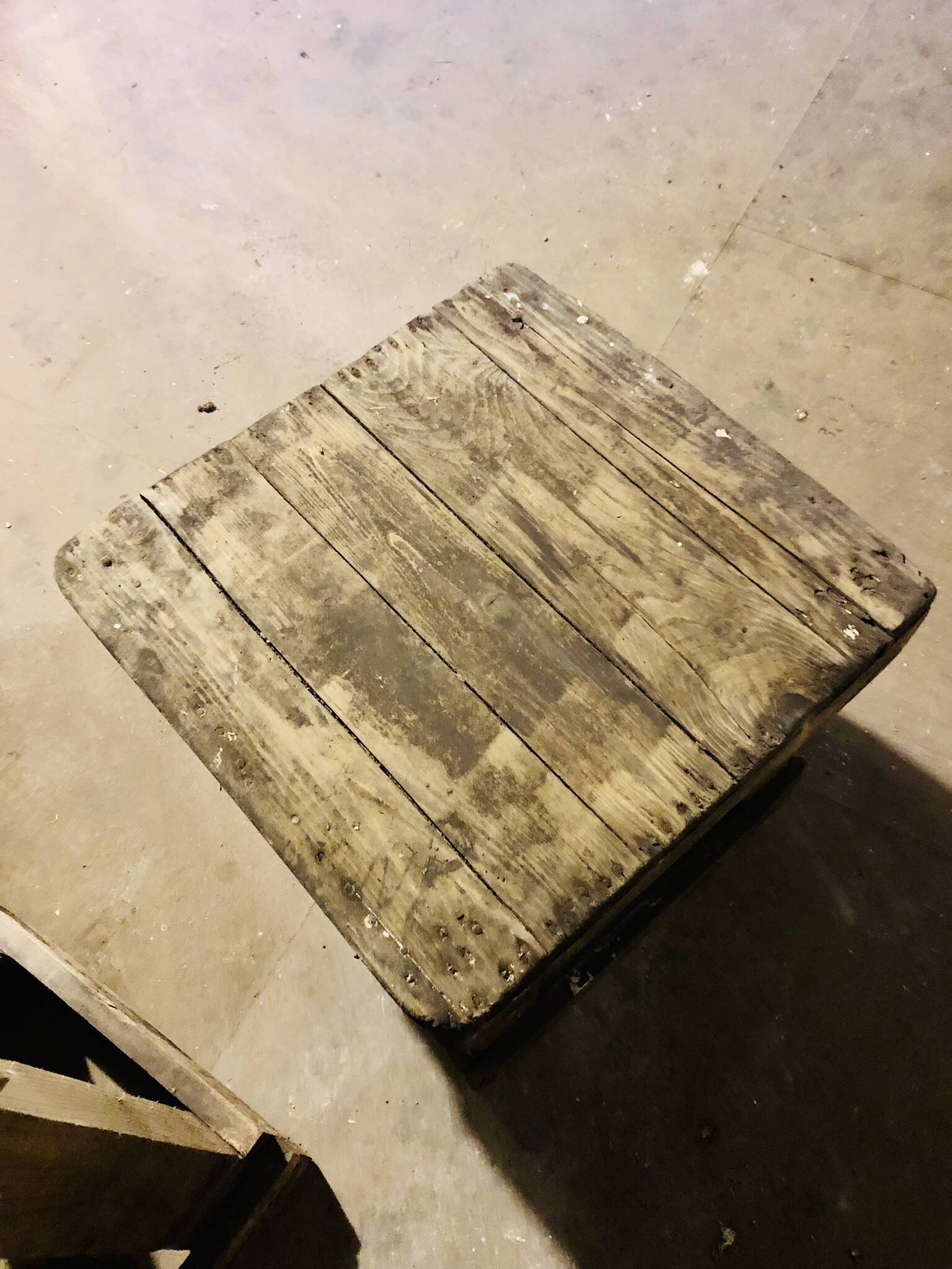 Set of 2 rustic coffee tables from the 1930s