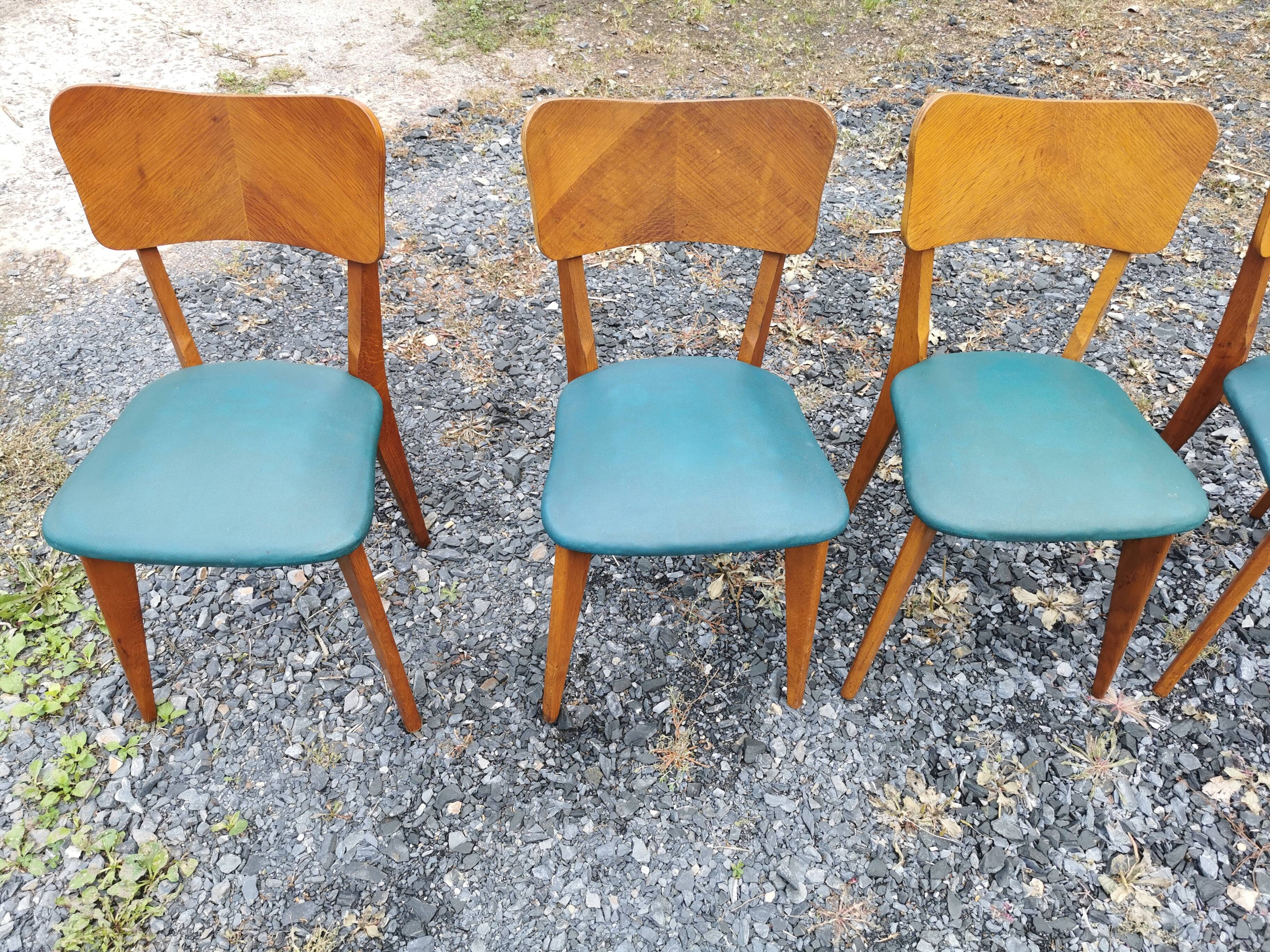 Set 6 vintage chairs