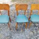 Set 6 vintage chairs