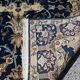 Iranian oriental carpet Kashan - handmade: 1.42 x 2.00 metres in Wool and Silk