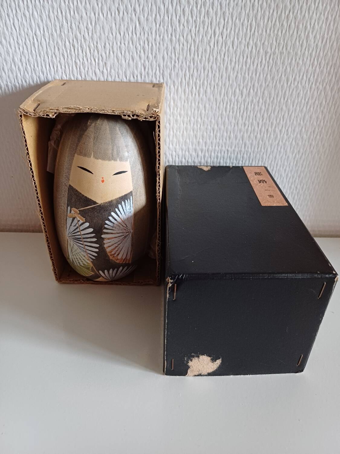 Rare vintage Kokeshi by Kuribayashi Issetsu (1924–2010).