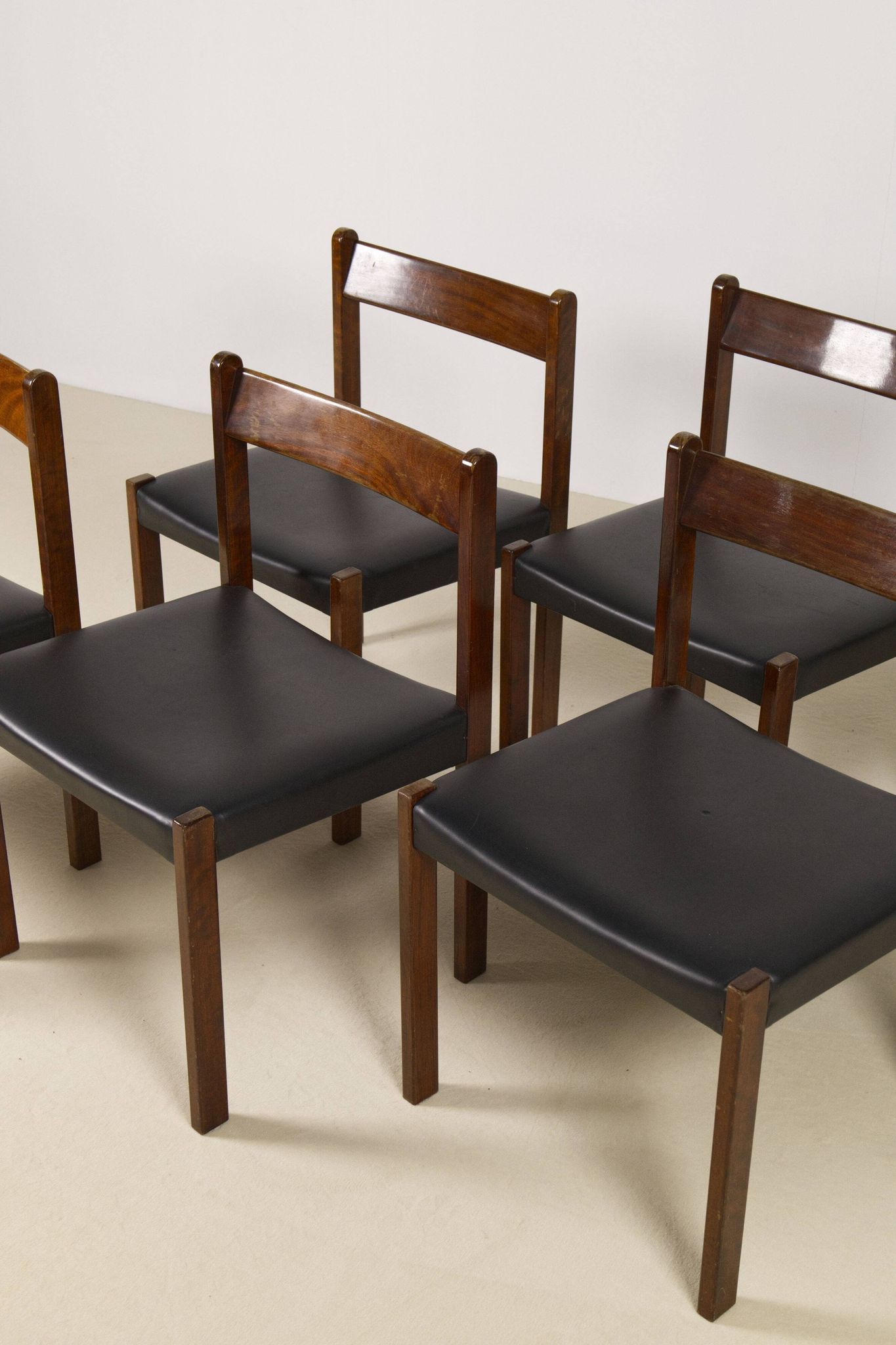 6x Dining chairs Alfred Hendrickx for Belform, 1960s, Belgium