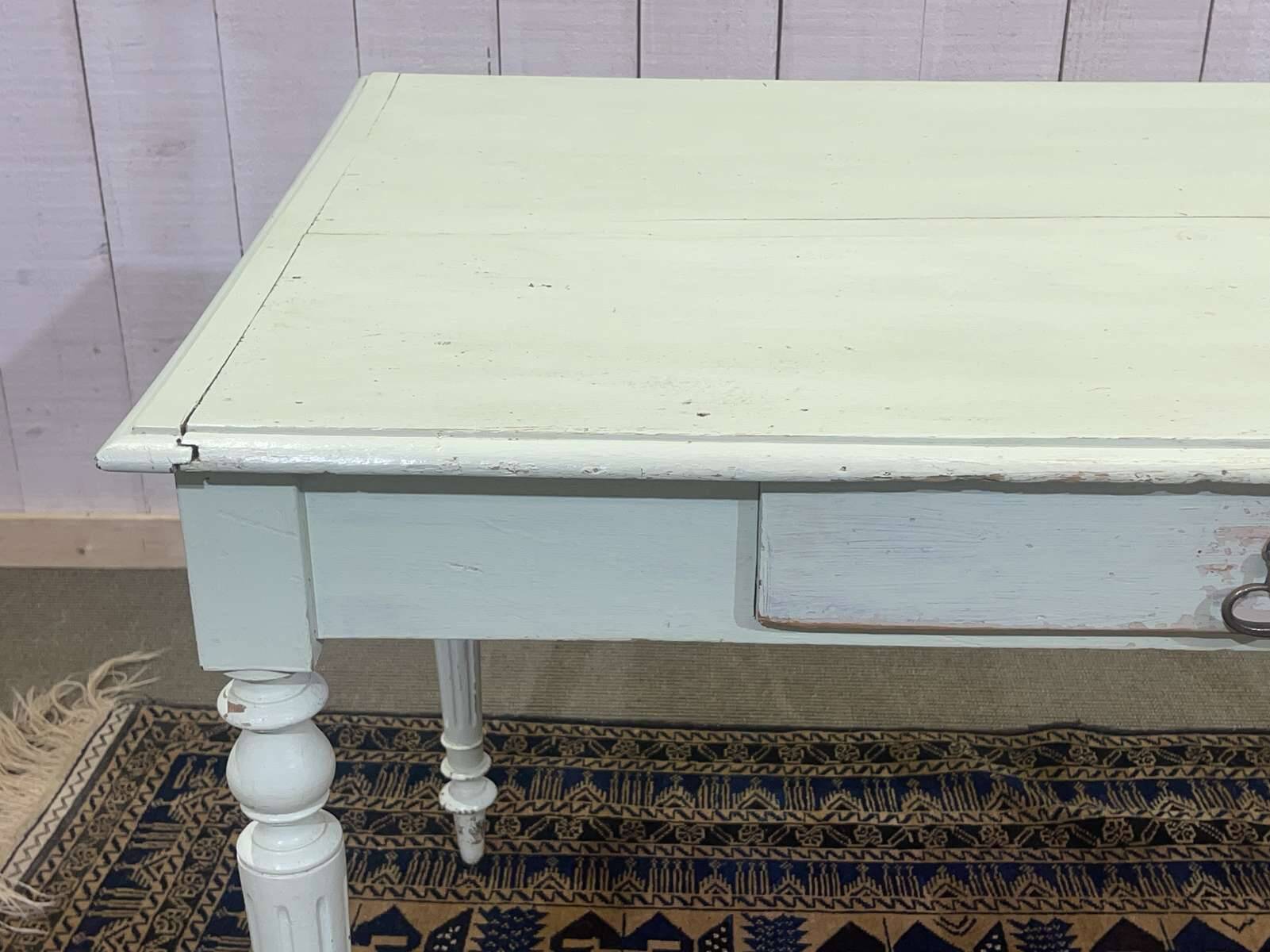 Louis XVI style desk, early 20th century, in poplar, fir and beech
