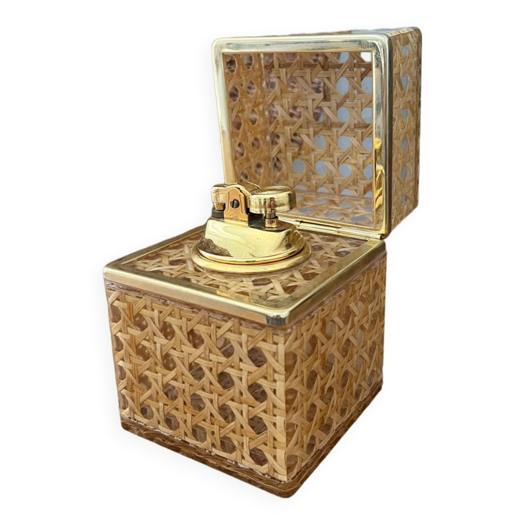 Vintage cane and plexi lighter