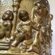 Old hidden pot in copper and zinc dimension: height -9 cm- diameter -0.5cm-