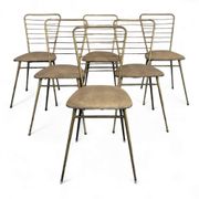 Set of 6 Italian design chairs from the 60s