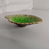 Enamelled bowl on silver
