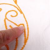 Doily or table path or center of table embroidered around 1970