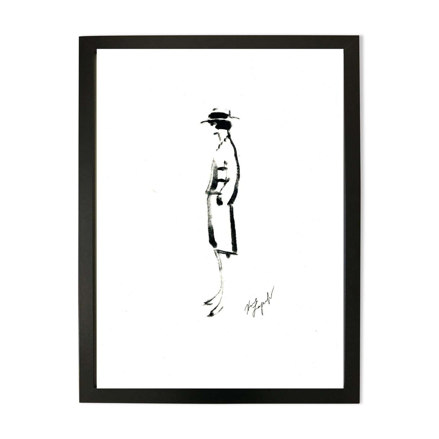 Dessin de Karl Lagerfeld pour Chanel