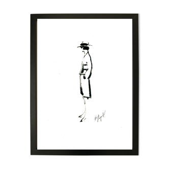 Drawing by Karl Lagerfeld for Chanel