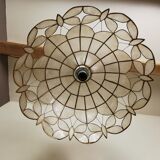 Mother-of-pearl "butterfly" hanging lamp