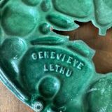 Dessous de plat en fonte émaillée modèle fruits