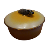 Small old box / candy maker, cicada decoration, Limoges porcelain DADAT
