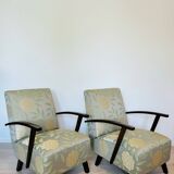 Art Deco Armchairs, Prague, 1950s, Set of 2