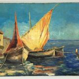 Marine oil on canvas, 1970s