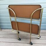 Vintage folding serving trolley