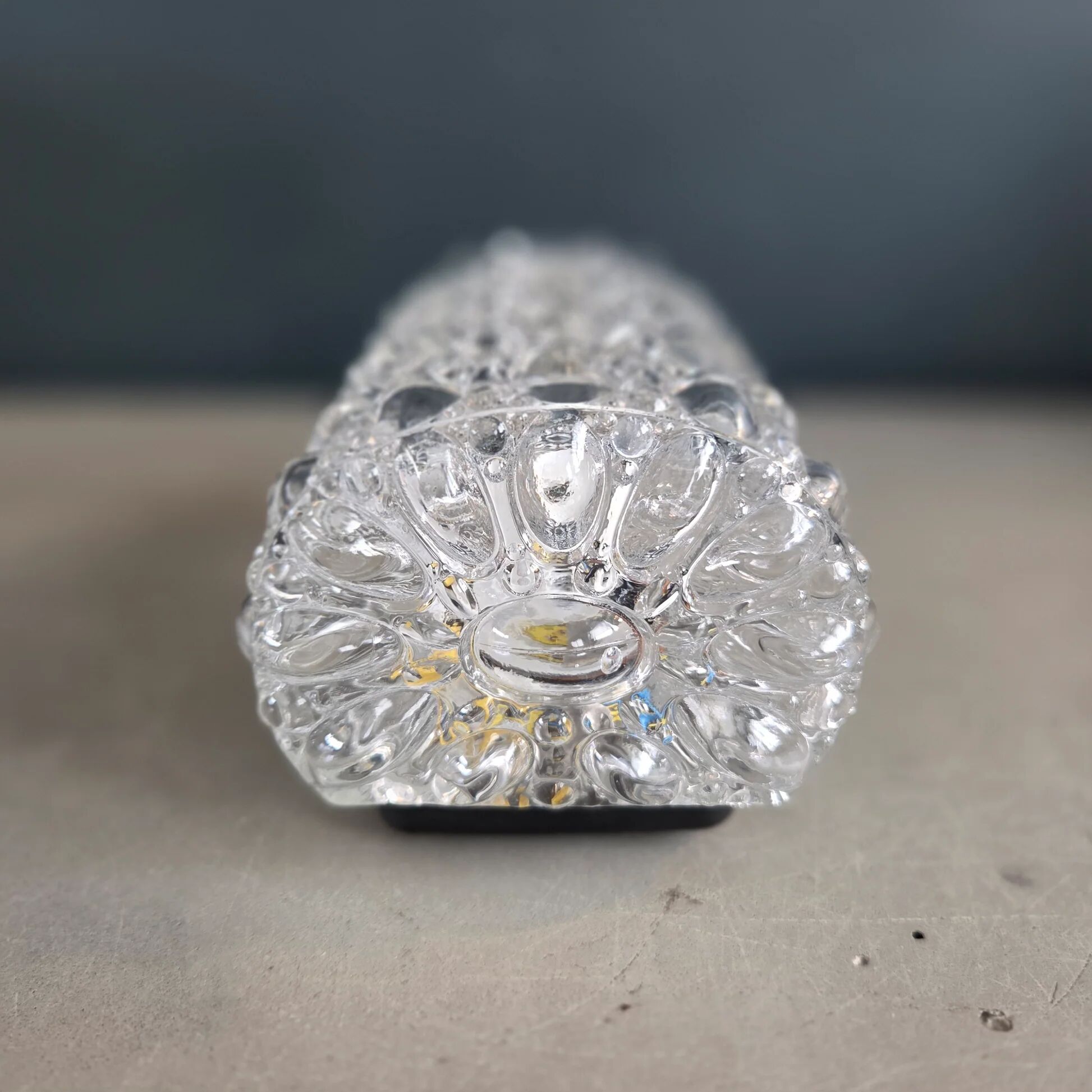 Sirius wall light by Helena Tynell for Limburg in moulded glass.