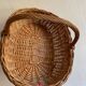Panier osier ovale