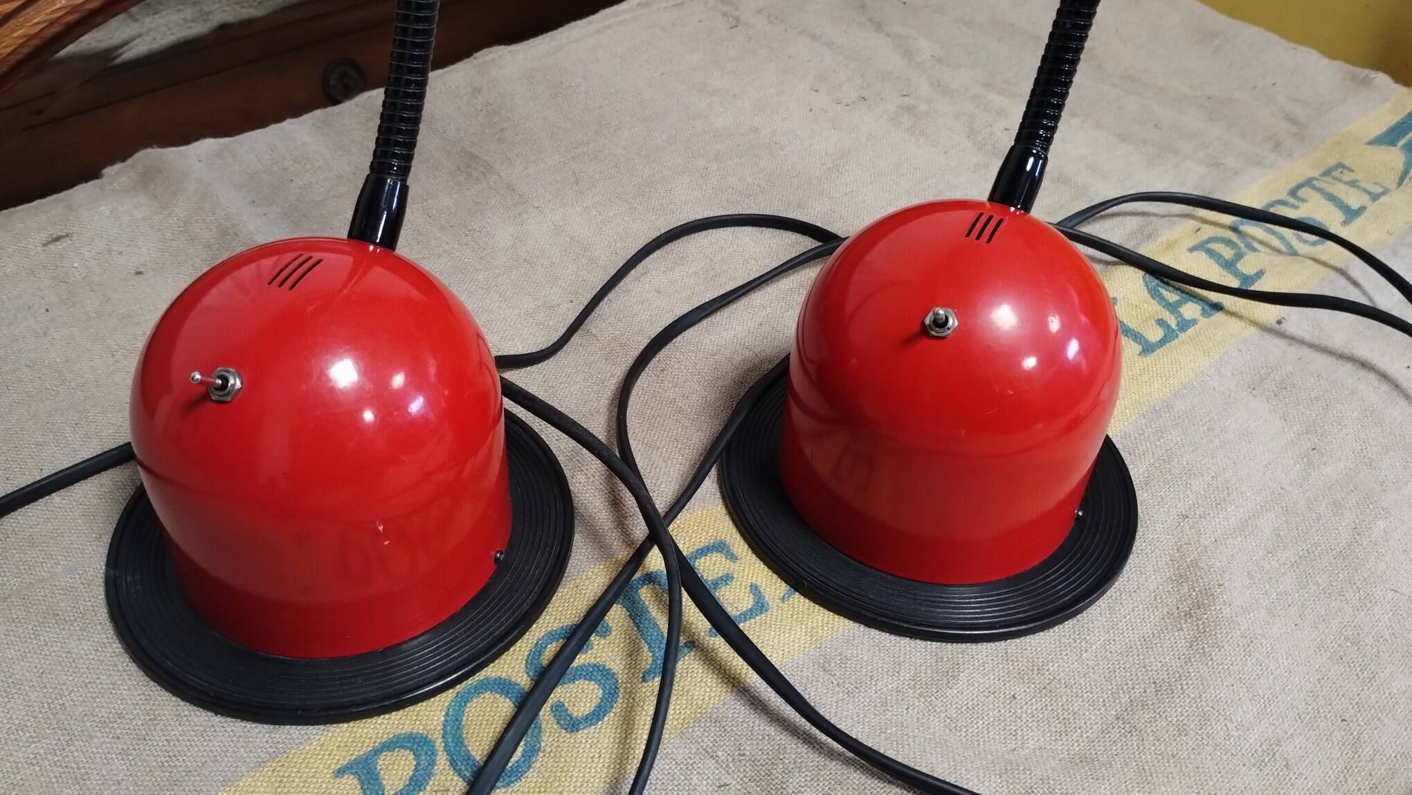Paire de lampe stilplast Italie année 80